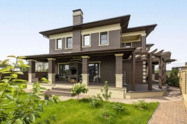 Коттедж 239.1 м в кп ДНП Люкс-Проект.
