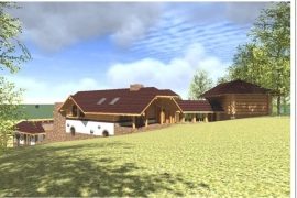 Коттедж  320 м в д. Волково.